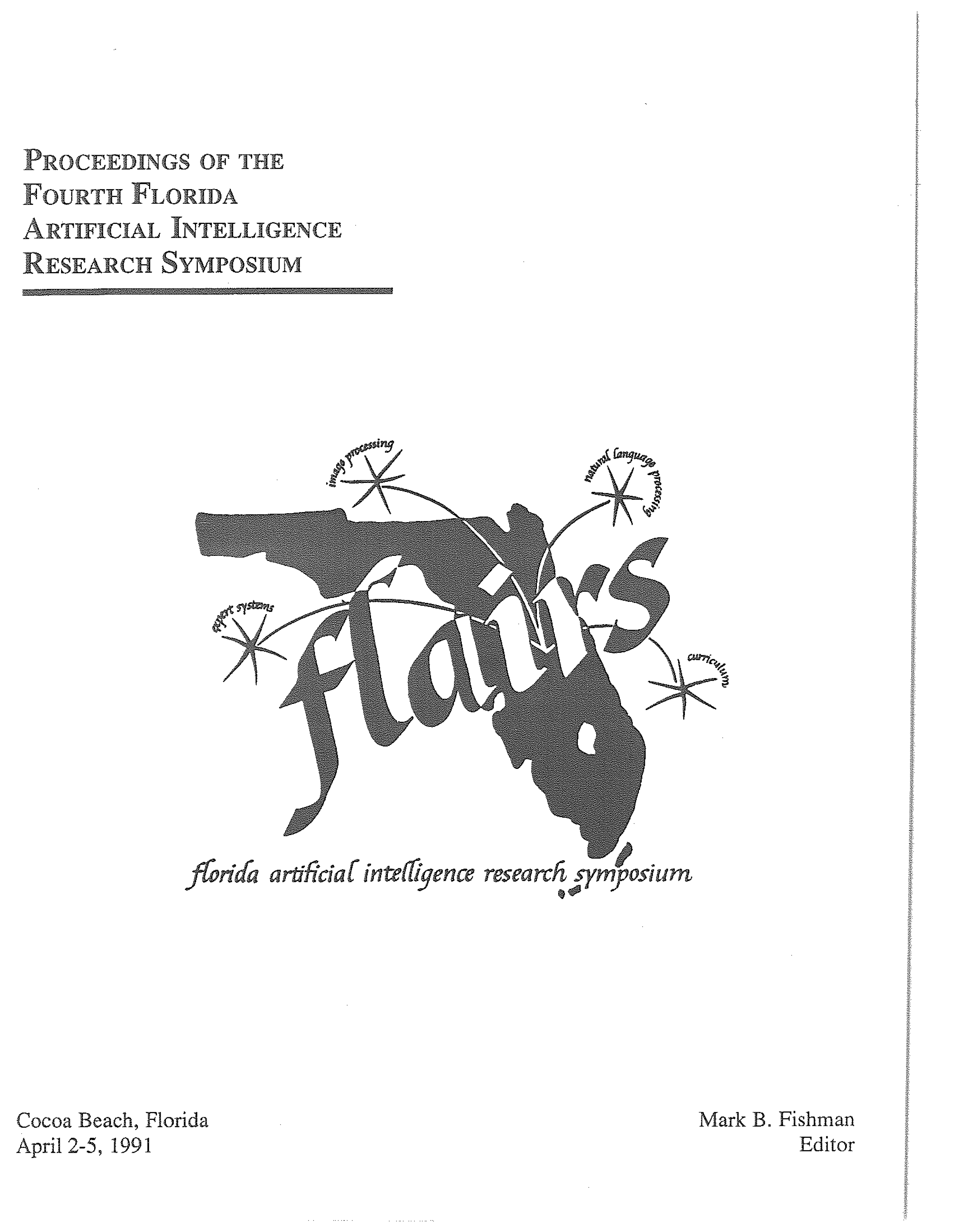 Proceedings of FLAIRS-4, cover