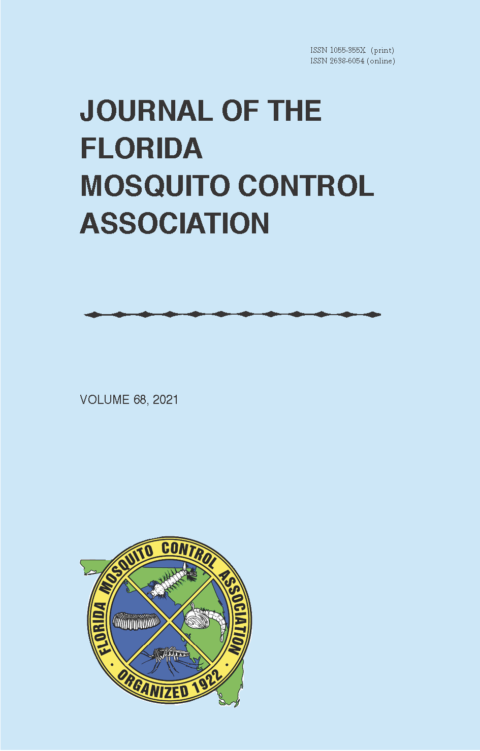 					View Vol. 68 No. 1 (2021): Journal of the Florida Mosquito Control Association
				