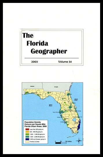 					View Vol. 34 (2003): The Florida Geographer
				