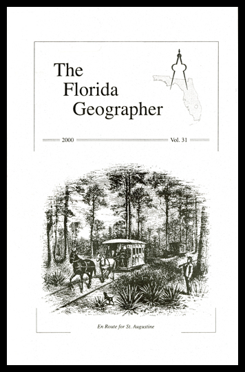 					View Vol. 31 (2000): The Florida Geographer
				