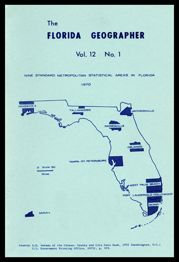 					View Vol. 12 No. 1 (1978): The Florida Geographer
				