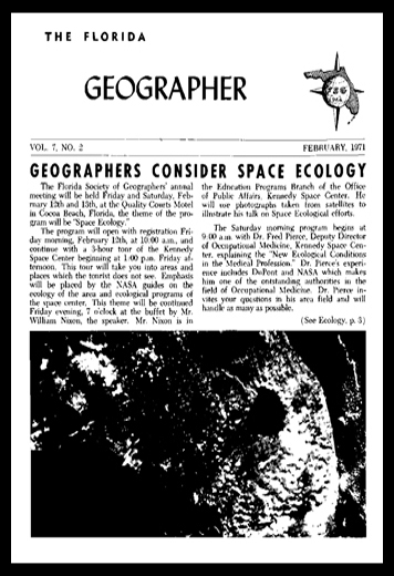 					View Vol. 7 No. 2 (1971): The Florida Geographer
				