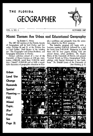 					View Vol. 4 No. 1 (1967): The Florida Geographer
				