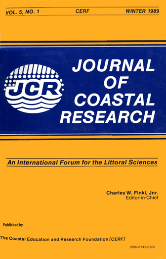 					View Vol. 5 No. 1 (1989): Journal of Coastal Research
				