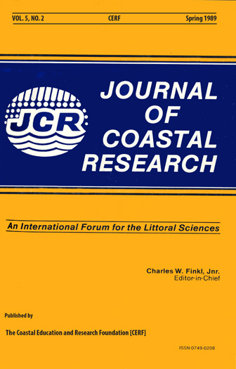 					View Vol. 5 No. 2 (1989): Journal of Coastal Research
				
