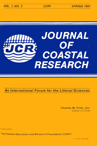 					View Vol. 7 No. 2 (1991): Journal of Coastal Research
				
