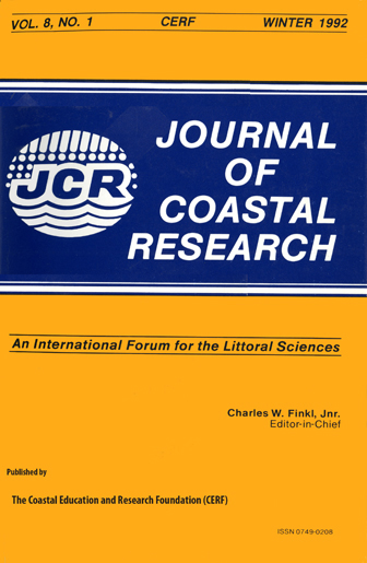 					View Vol. 8 No. 1 (1992): Journal of Coastal Research
				