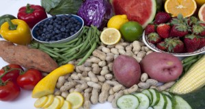 Mix of fruits, vegetables and legumes  Photo Credits:  UF/IFAS Photo by Tyler Jones