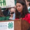 A woman giving a speech.