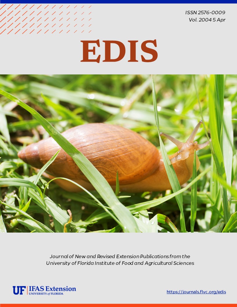 EDIS Cover Volume 2004 Number 5 snail image