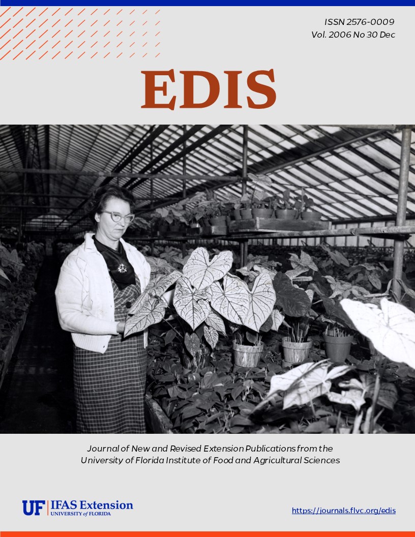 EDIS Cover Volume 2006 Number 30 caladium image